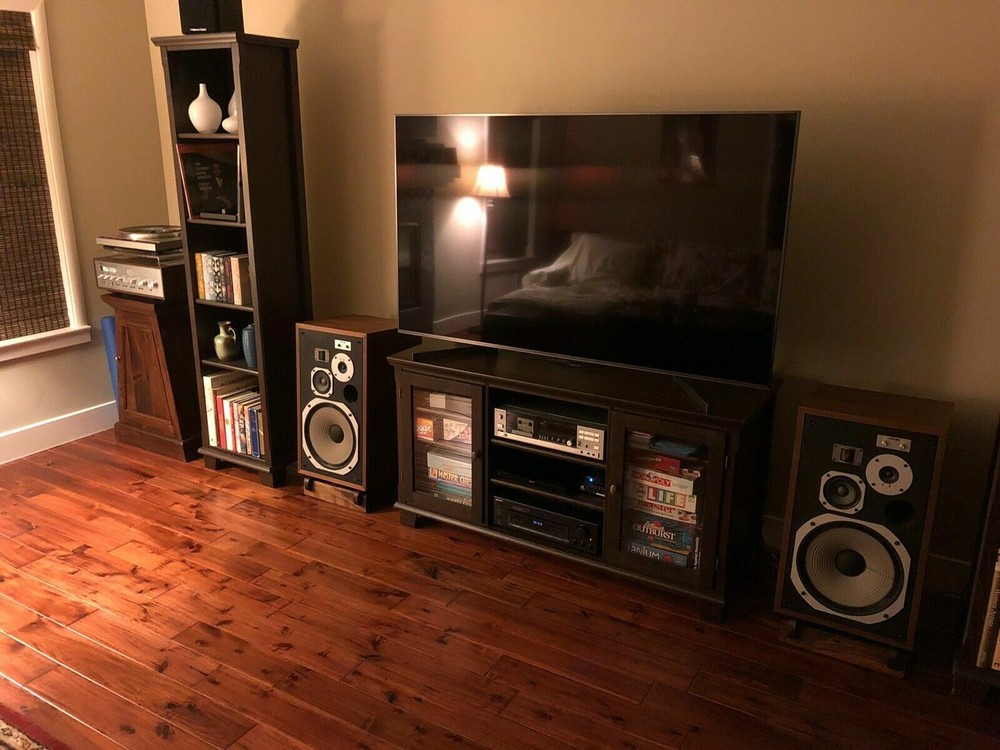 Custom Made Walnut Speaker Stands for Pioneer HPM 100 Speakers
