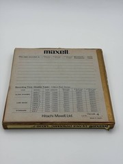 Maxell UD35-7 Ultra Dynamic 7” Reel to Reel Recording Tape 1800ft Used