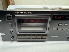 Tascam 112MK II rack-mountable 2-head stereo professional cassette deck
