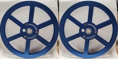New One Pair Pioneer silvery 7 » Tape Reel Light Metal Aluminum Take Up Reel