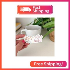 Swaygirls Christian Stickers | Coffee & Jesus | Faith Stickers for a Bible Journ
