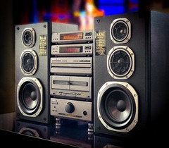 AKAI HIFI TOWER 🌈RaRe🌈 Stereo Component System