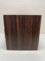 STANNY Rosewood Cassette Cabinet Wood Holder Japan Holds 117 Tapes – Excellent