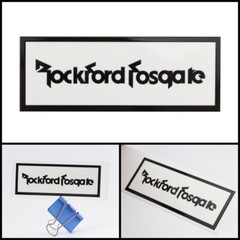 Rockford Fosgate logo badge Sticker Decal waterproof 108mm(4.25&Prime;)X40mm(1.57&Prime;)