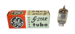 GE 5-Star 5654 Tube Gray Plate D-Getter Quantity One NOS Tested Good