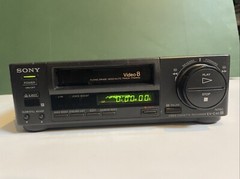 SONY EV-C40 VIDEO 8MM VCR DECK WORK GREAT FOR 8MM TAPE TO TRANSFER VIDEO TO DVD