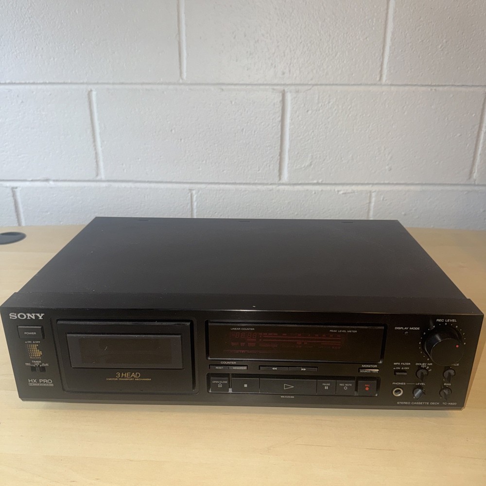 Sony TC-K677ES 3 Head Stereo Cassette Deck **PARTS- AS-IS ONLY**