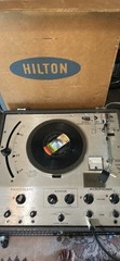 Vintage Hilton AC-300 PA Turntable K-120 Speakers EV DO56 Mic Stands Boxes Set