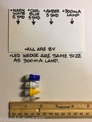 8V-COOL WHITE LED KIT/TX-9500,9500II,TX-6500II,TX-7500,/TX-8500 & 8500II-Pioneer