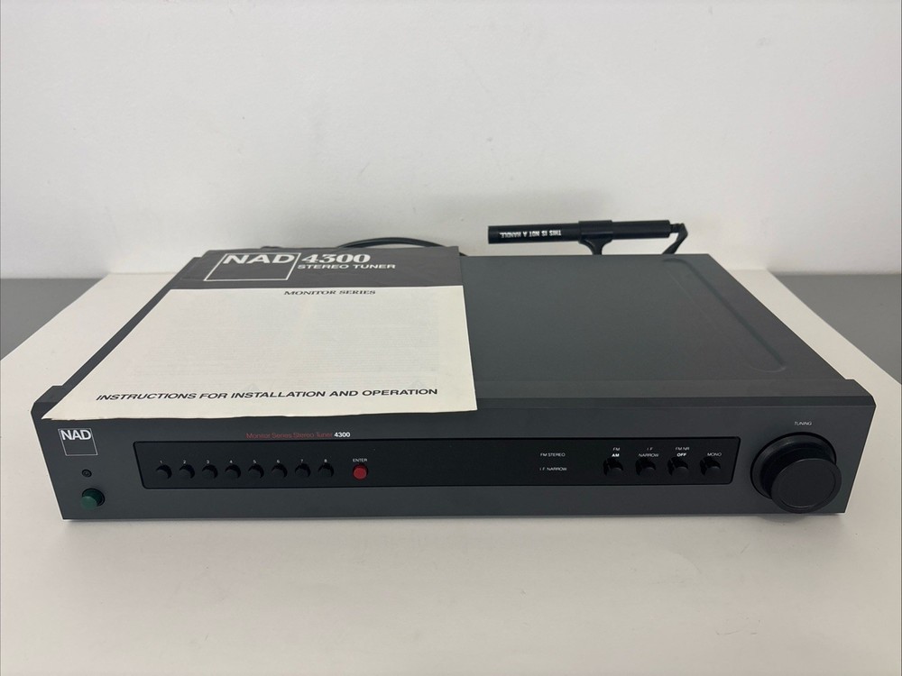 NAD 4300 Monitor Series Stereo Tuner W Original Instruction Booklet