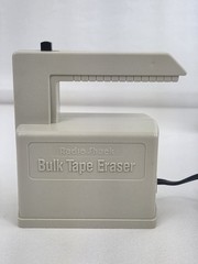 VINTAGE RADIO SHACK BULK MAGNETIC TAPE ERASER 44-232 W/ BOX & SAFETY INSTRUCTION