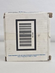 VINTAGE RADIO SHACK BULK MAGNETIC TAPE ERASER 44-232 W/ BOX & SAFETY INSTRUCTION