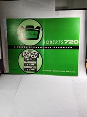 Roberts Model 720 Reel to Reel Owners / User Manual *Original* VG B2