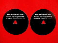 TWO BRAND NEW (MINT) 10.5&Prime; REEL TO REEL TAPE DECK HUB ADAPTER SPACER DISCS