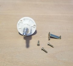 Pioneer PL 516 Turntable Platter Spindle, Bearing, Hardware *Serviced*