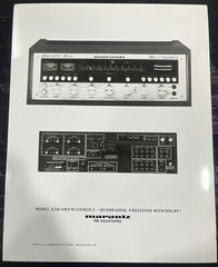 Marantz Model 4230 Stereo Receiver Advertising Photo – Super Rare – NOT A COPY