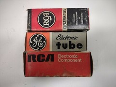 (2) RCA 6883 and (1) RCA 6146A vacuum tubes lot of 3