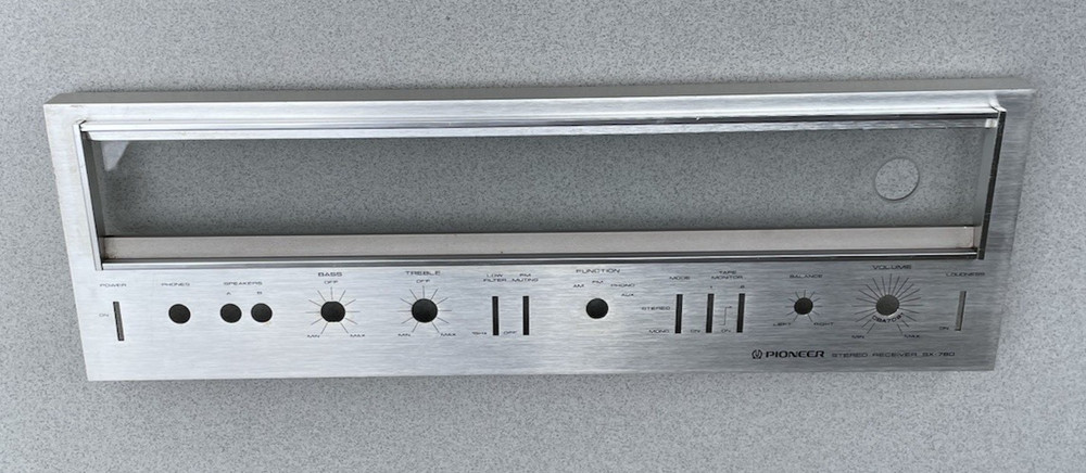 PIONEER SX-780 Front Faceplate