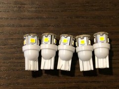 5 New Warm White 8V Wedge Lamp LED Light Bulbs for Pioneer Project/One Receivers