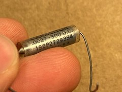 NOS Vintage .0027 uf 300v Sprague 196P Vitamin Q Tube Amp Tone Capacitor (Qty)