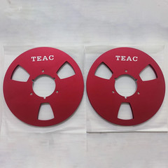 One 10.5 » x 1/4&Prime; Silver TEAC Tape reel High Quality Aluminum Take Up Reel