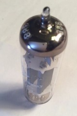 (2) Tube E90CC Telefunken Akin to E80CC E92CC 6211 Duo Triode Long Box-Plate
