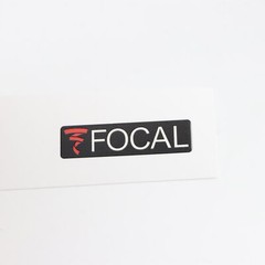 Focal Sound waterproof logo badge Sticker Decal 43mm(1.7&Prime;)X11mm(0.43&Prime;)