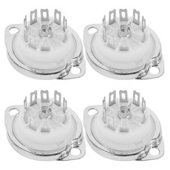 4 Pcs Easy Installation Vacuum Tube Socket Audio Equipment Accessory