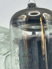 JAN 5814A SYLVANIA Vacuum Tube Rare Plate O Getter