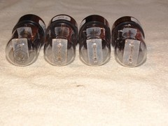 4 x 6V6gt Hytron Tubes *Clear Glass*Very Strong Matched Quad*#14