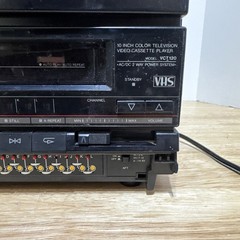Emerson VCT120 10&Prime; TV-VCR Combo VHS Player Fully Tested – VCR Works!
