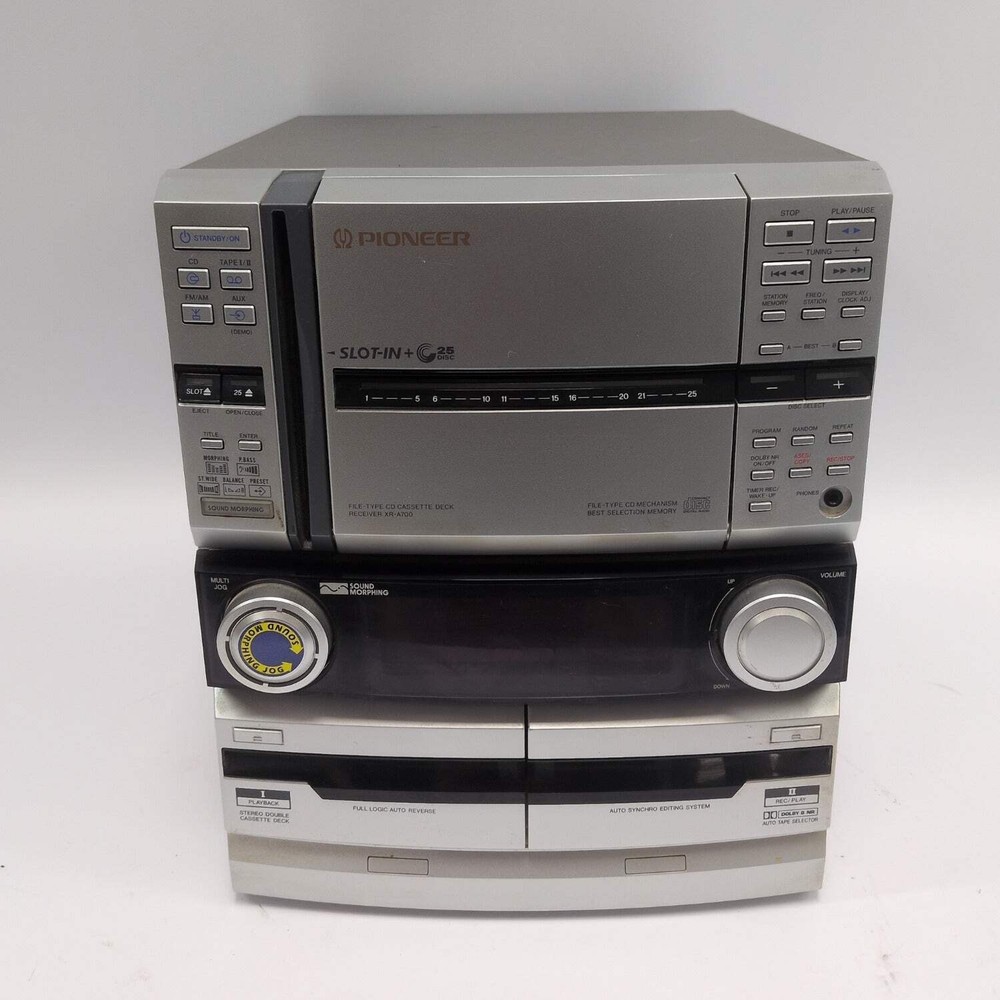 Pioneer XR-A700 Stereo File-Type CD Cassette Deck Receiver