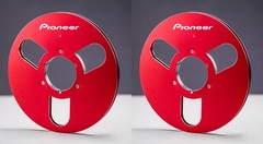 One Pair 10.5 » blue Pioneer Tape reel High Quality Aluminum Take Up Reel