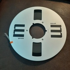 Vintage Maxell Ultra-Dynamic 35-180 10.5&Prime; Reel Metal NAB 1/4 » 192min 3600 Tape