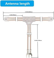 300 Ohm FM Dipole Radio Antenna with Terminals