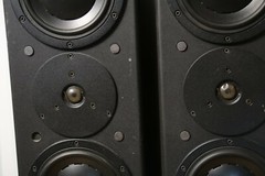 Vintage Paragon Acoustics The Radiant Floor standing Tower Speakers Dynadio Pair