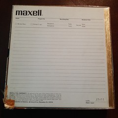Vintage Maxell Ultra-Dynamic 35-180 10.5&Prime; Reel Metal NAB 1/4 » 192min 3600 Tape