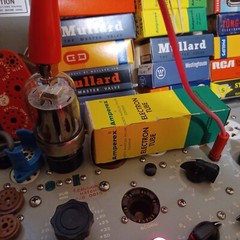 One(1) TV7D/U Tested Good 1972 AMPEREX 6146B / 8298A Guaranteed TUBE