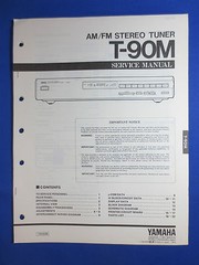 YAMAHA T-90M TUNER SERVICE MANUAL ORIGINAL FACTORY ISSUE