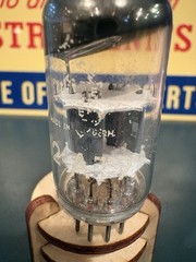 Telefunken RFT Germany 12AT7 ECC81 Halo Getter Tube 539C & Maxi Test ANOS 🔊