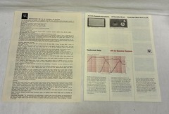 ACOUSTIC RESEARCH AR 3-A SPEAKER SYSTEM TECHNICAL DATA, INSTRUCTIONS,AMP SPECS