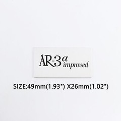 AR-3a improved Acoustic Research Speaker Badge 49mm(1.93&Prime;)X26mm(1.02&Prime;)