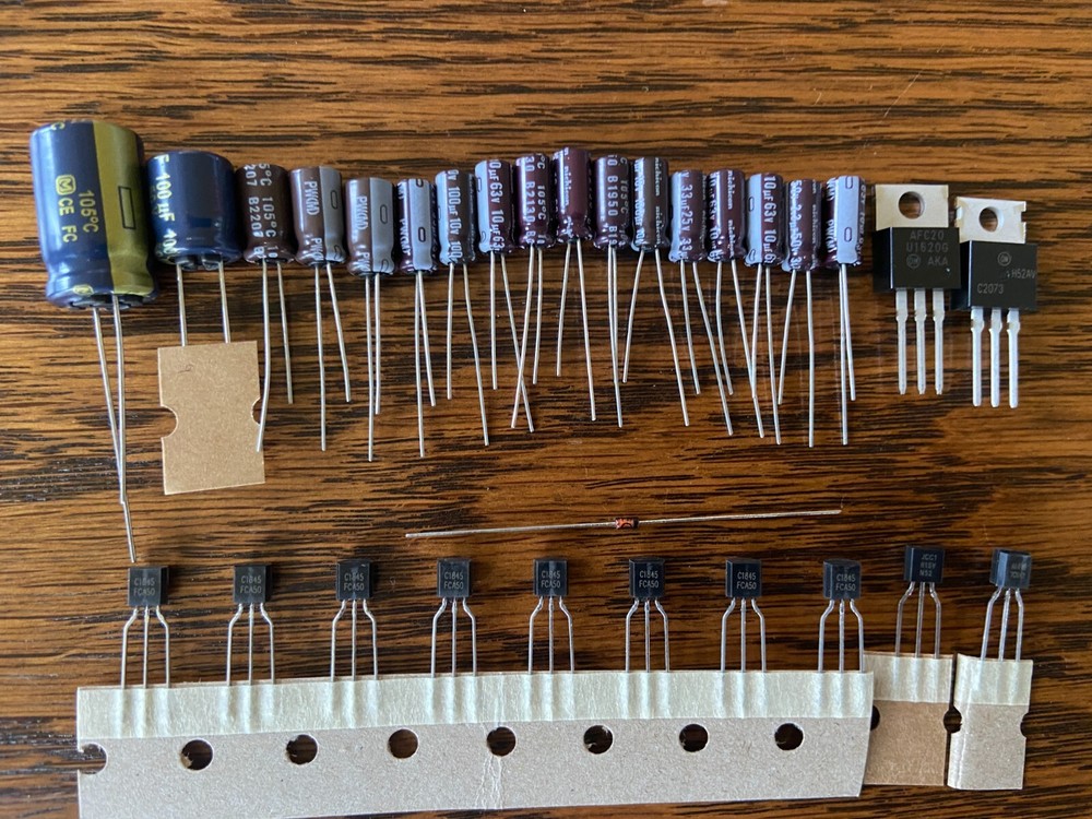 Sansui RA-500 Reverb Rebuild Kit High-Quality FULL Recap & Transistor Set