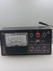 Rare Dick Smith Electronics Minipa Gain Test 0-1 DC Milliamps Serious Tubes BG90