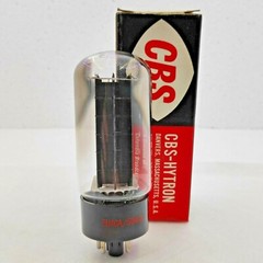 CBS Hytron 5U4GB, double D getter, NOS NIB, röhre tube rectifier