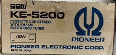 Pioneer KE-5200 Cassette Car Stereo with FM/AM Electronic Tuner