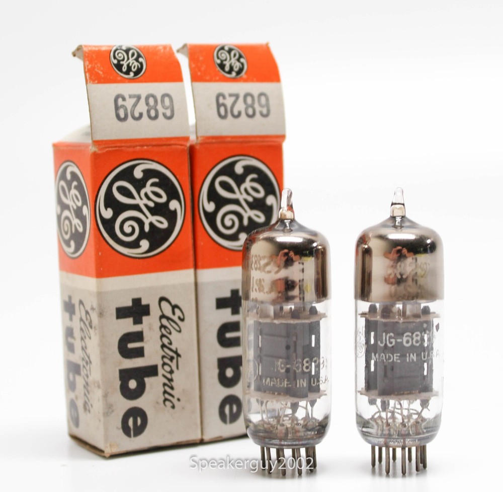 2 – GE General Electric JG-6829 Vacuum Tubes / KT4