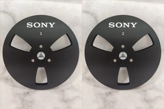 One Pair 7 » SONY Tape Reel silvery Aluminum for Reel to Reel Empty Take up Reel