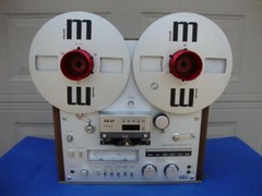 Super Nice AKAI GX-625 Reel to Reel Tape Deck + Tape + Take-Up Reel – Serviced