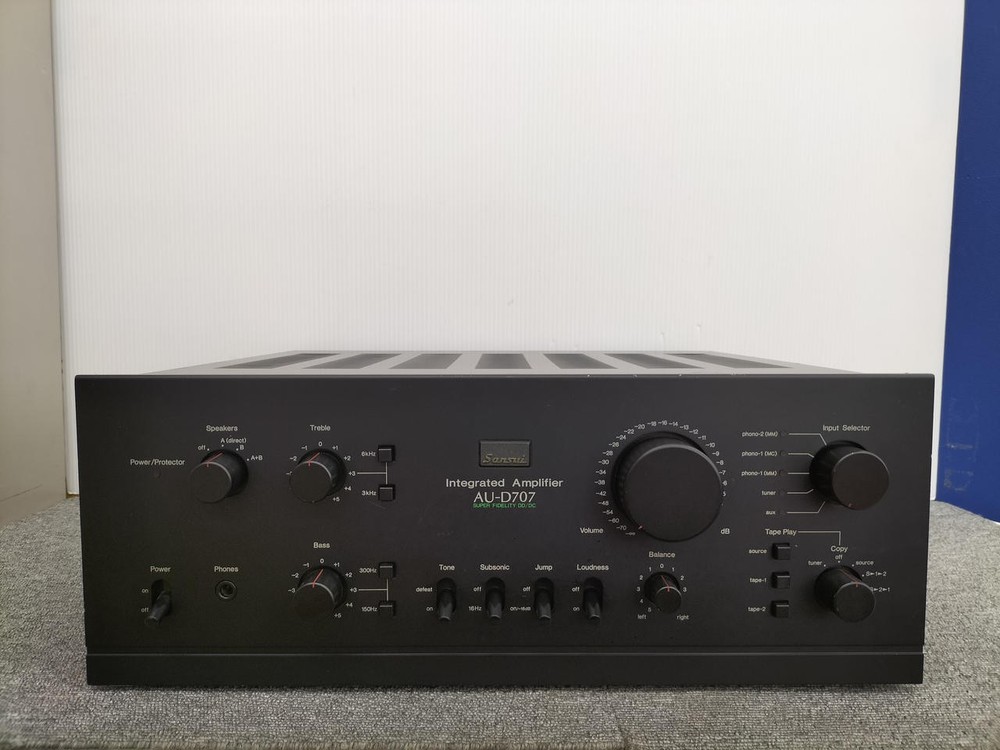 Sansui AU-D707 Stereo Integrated Amplifier 90W×2 DC Amplifier Vintage Japan